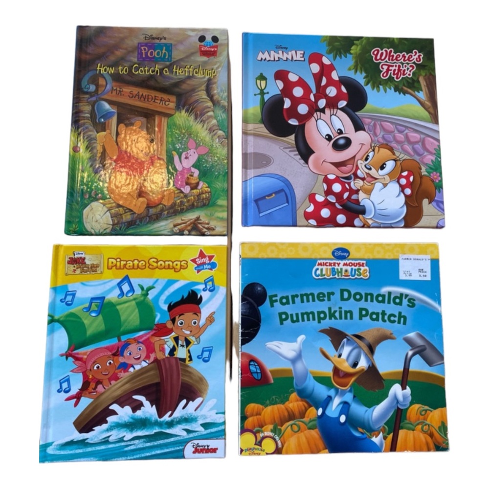 4 - kids book bundle - Disney